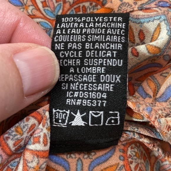 SANCTUARY Julia Off Shoulder Ruffle Bell Sleeve Blouse Pink Size Small - Picture 8 of 10